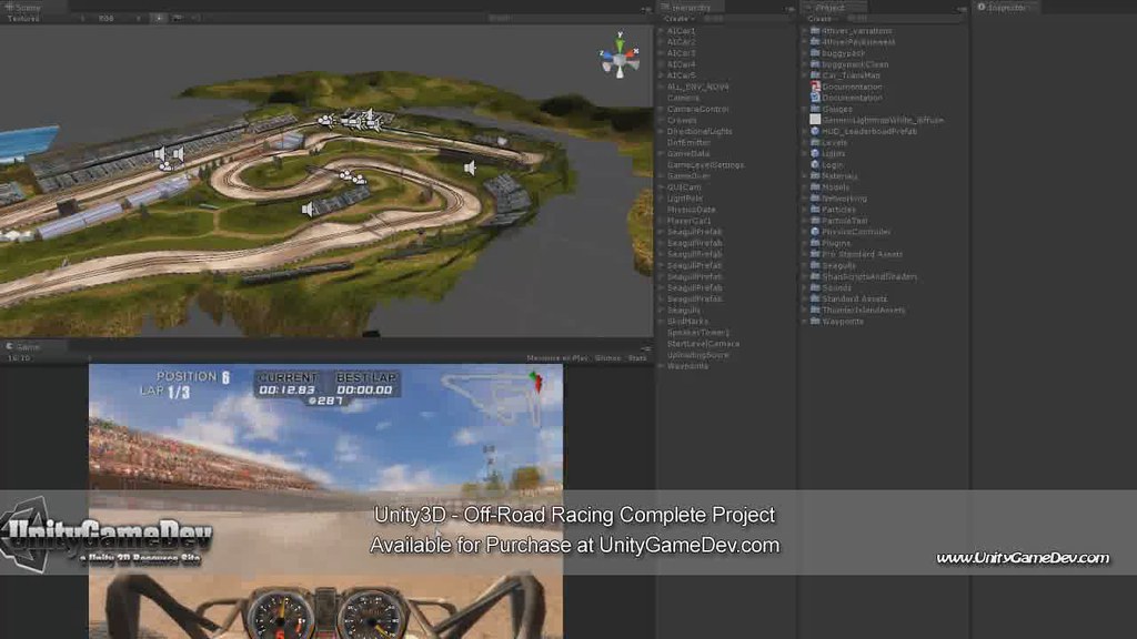 unity3d racing game source code